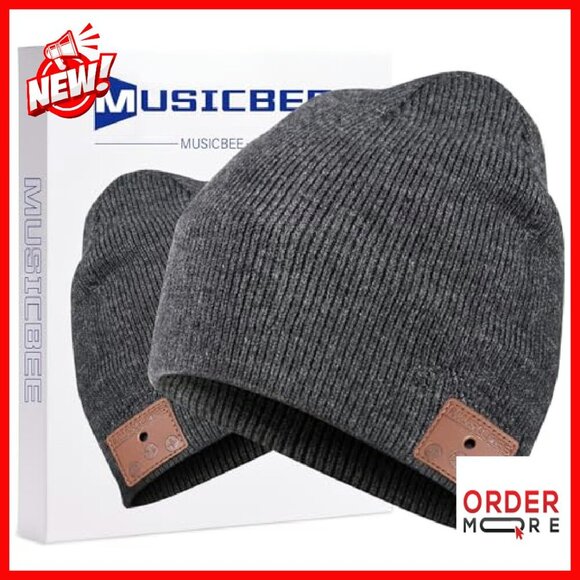 Bluetooth Beanie Wireless Knit Cap 30H Playtime HD Speakers Microphone main image 5